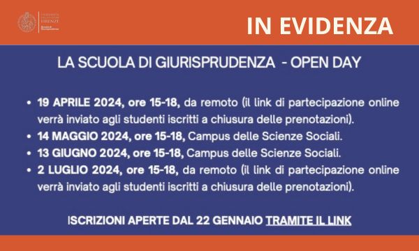 OPEN DAY  - ORIENTAMENTO IN INGRESSO .